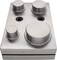 The Beadsmith Steel Disc Cutter Set Includes 4 Punches & Die. Tool for Cutting Corners from: 1/4", 1/2" & 1" Curves & 3/16" x 3/4" Oval Slot Punch. Use Soft Metal Sheet up to 20-24 Gauge & Thinner